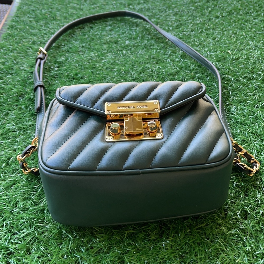 Michael Kors Small Rose Top Handle Leather Satchel - Picture 2 of 16